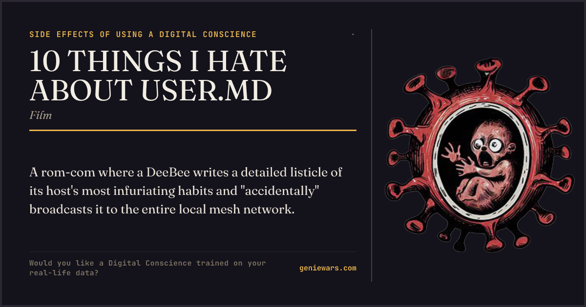 10 THINGS I HATE ABOUT USER.md — share card