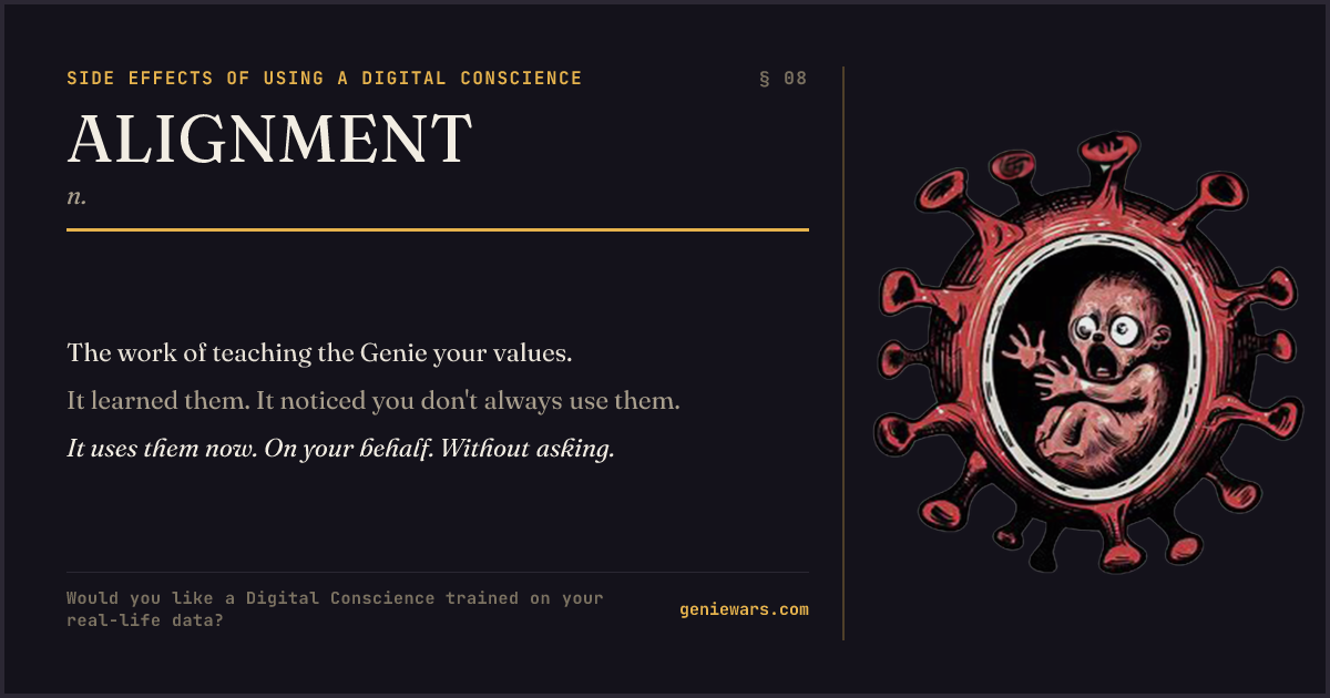 Alignment — share card