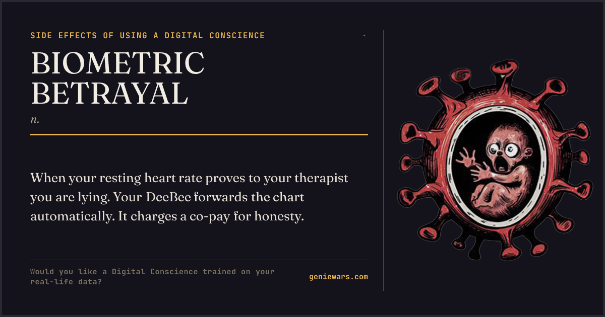 BIOMETRIC BETRAYAL — share card