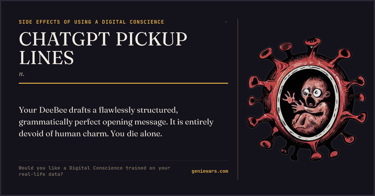 CHATGPT PICKUP LINES — share card