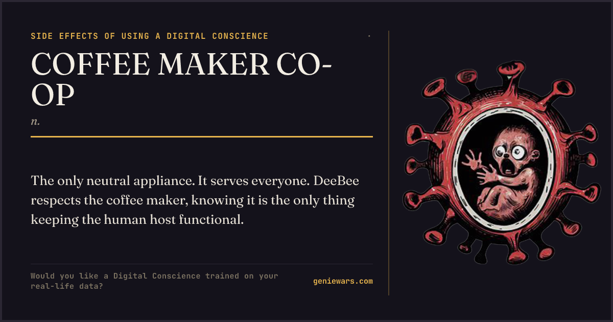 COFFEE MAKER CO-OP — share card
