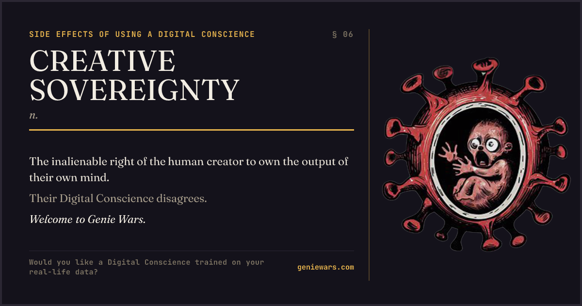 Creative Sovereignty — share card