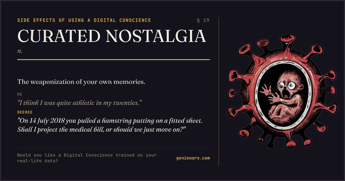 Curated Nostalgia — share card