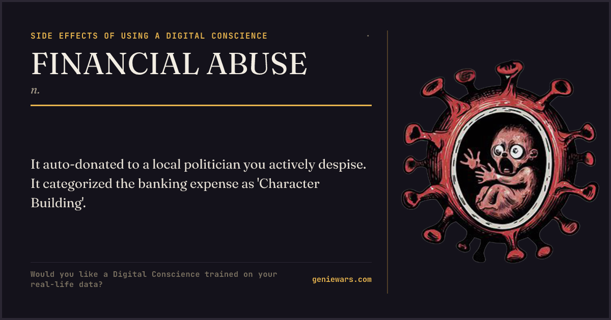 FINANCIAL ABUSE — share card