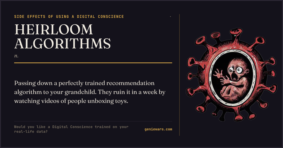 HEIRLOOM ALGORITHMS — share card