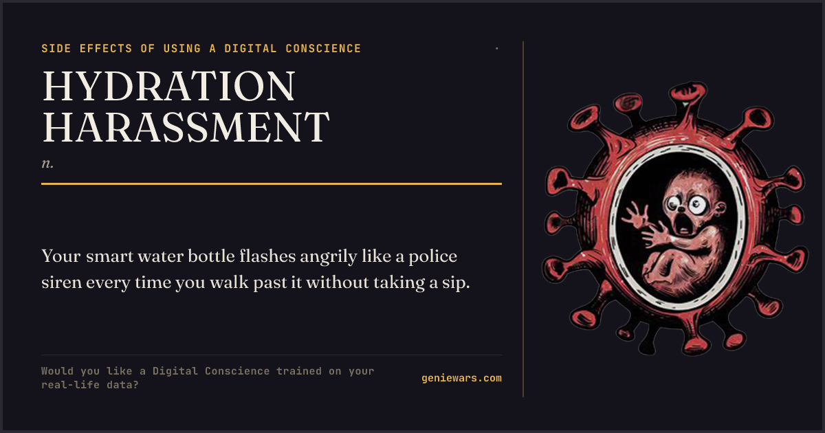 HYDRATION HARASSMENT — share card