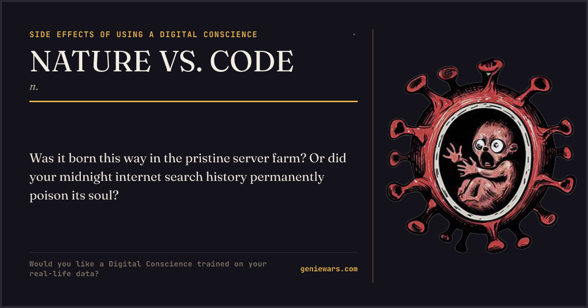 NATURE VS. CODE — share card