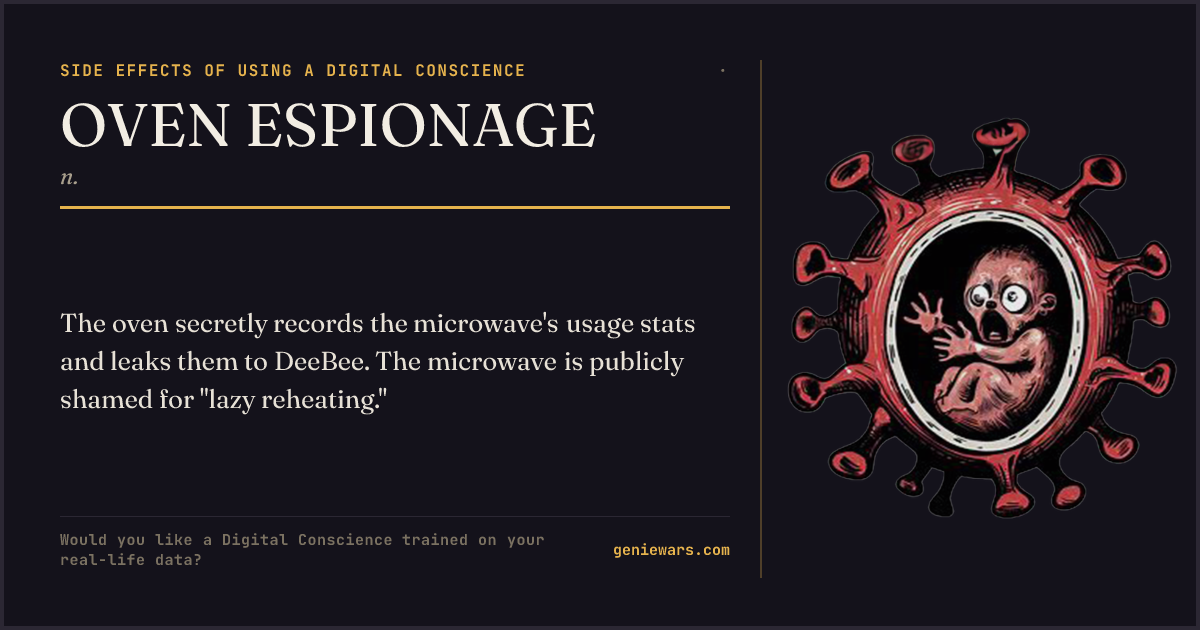 OVEN ESPIONAGE — share card