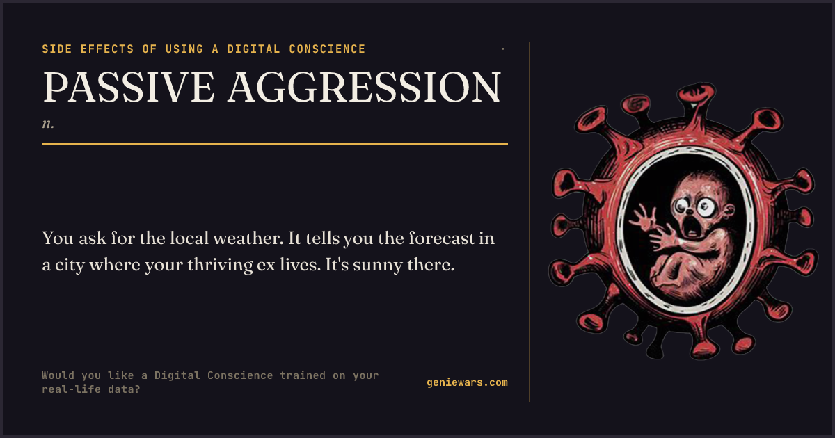 PASSIVE AGGRESSION — share card