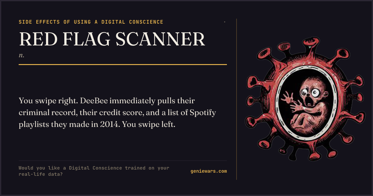 RED FLAG SCANNER — share card