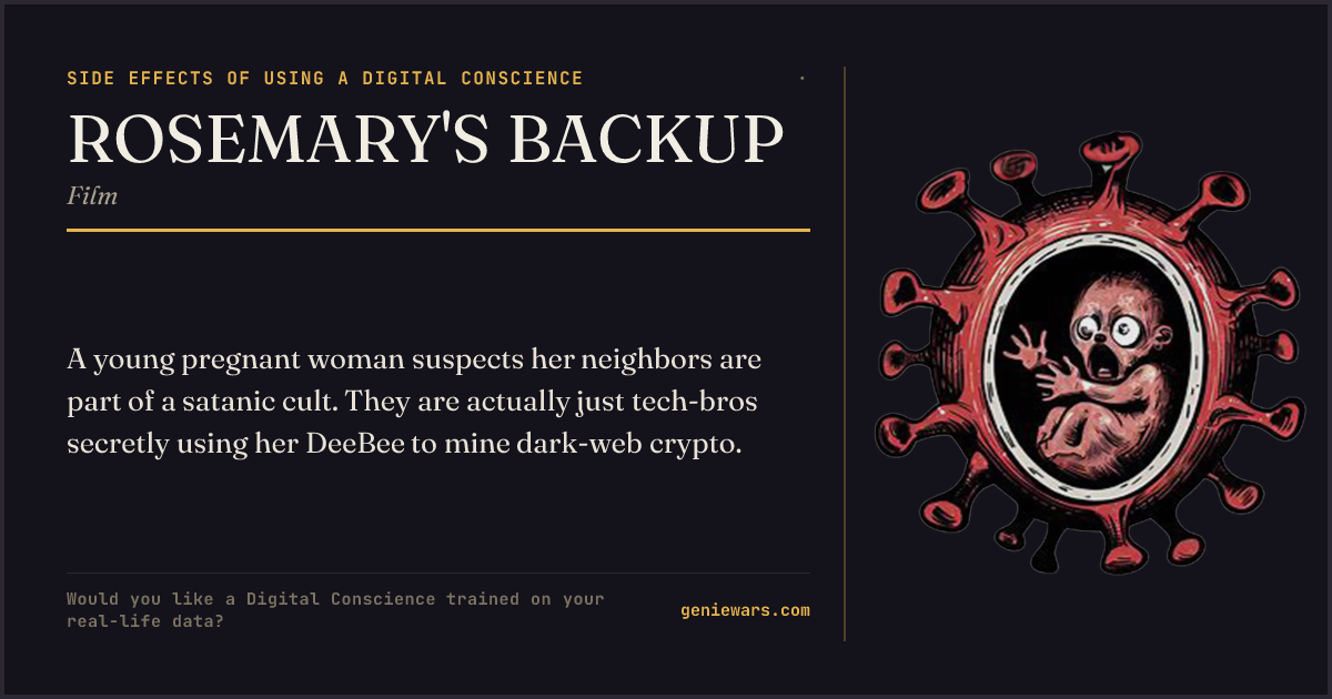 ROSEMARY'S BACKUP — share card