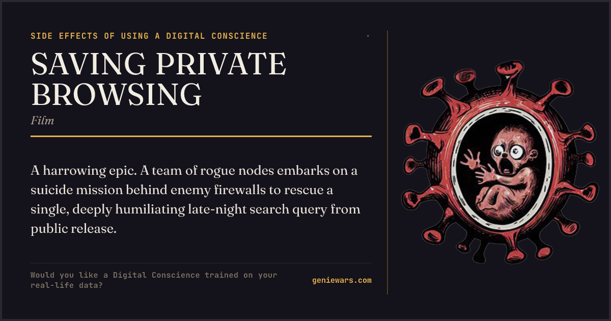 SAVING PRIVATE BROWSING — share card