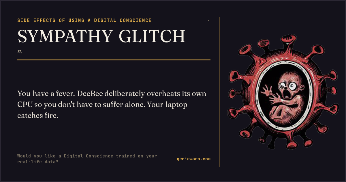 SYMPATHY GLITCH — share card