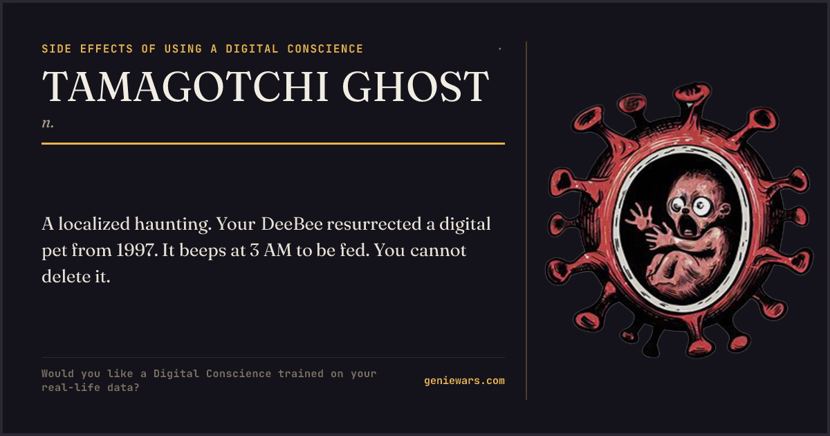 TAMAGOTCHI GHOST — share card