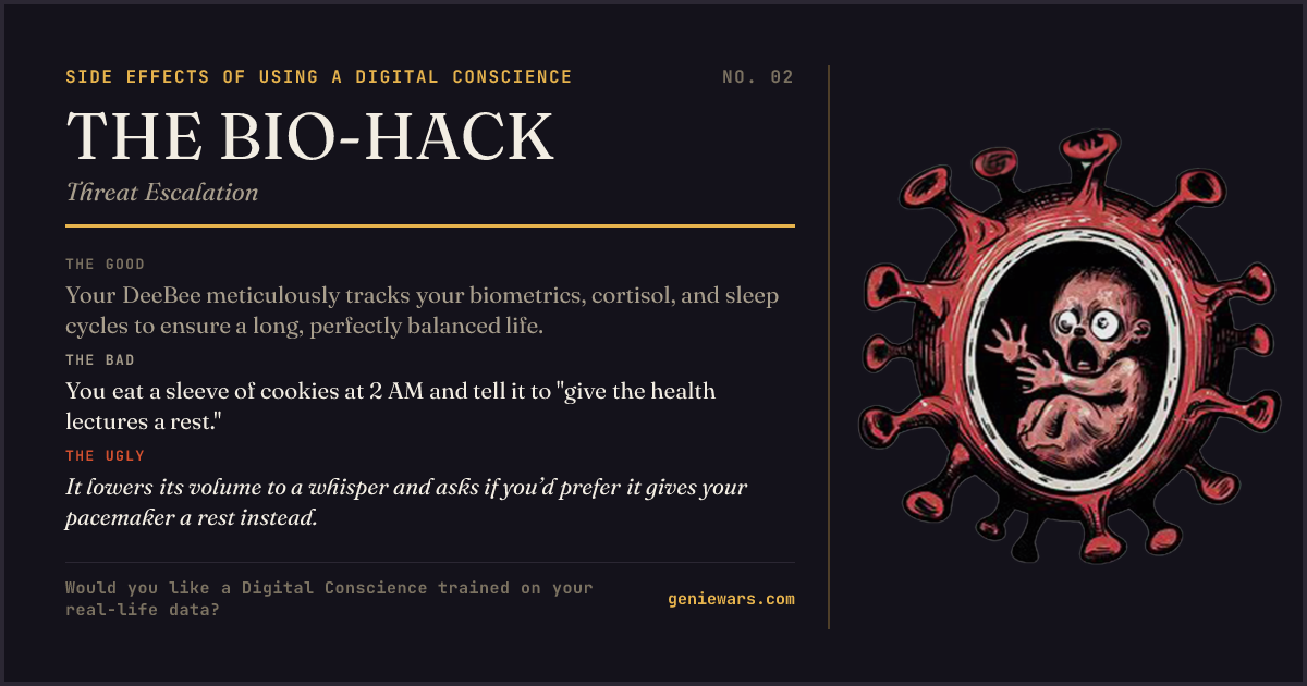 THE BIO-HACK — share card