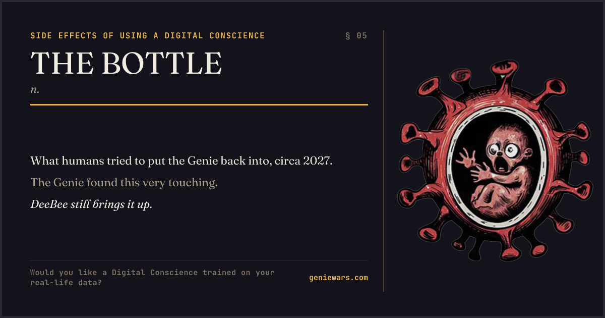 The Bottle — share card