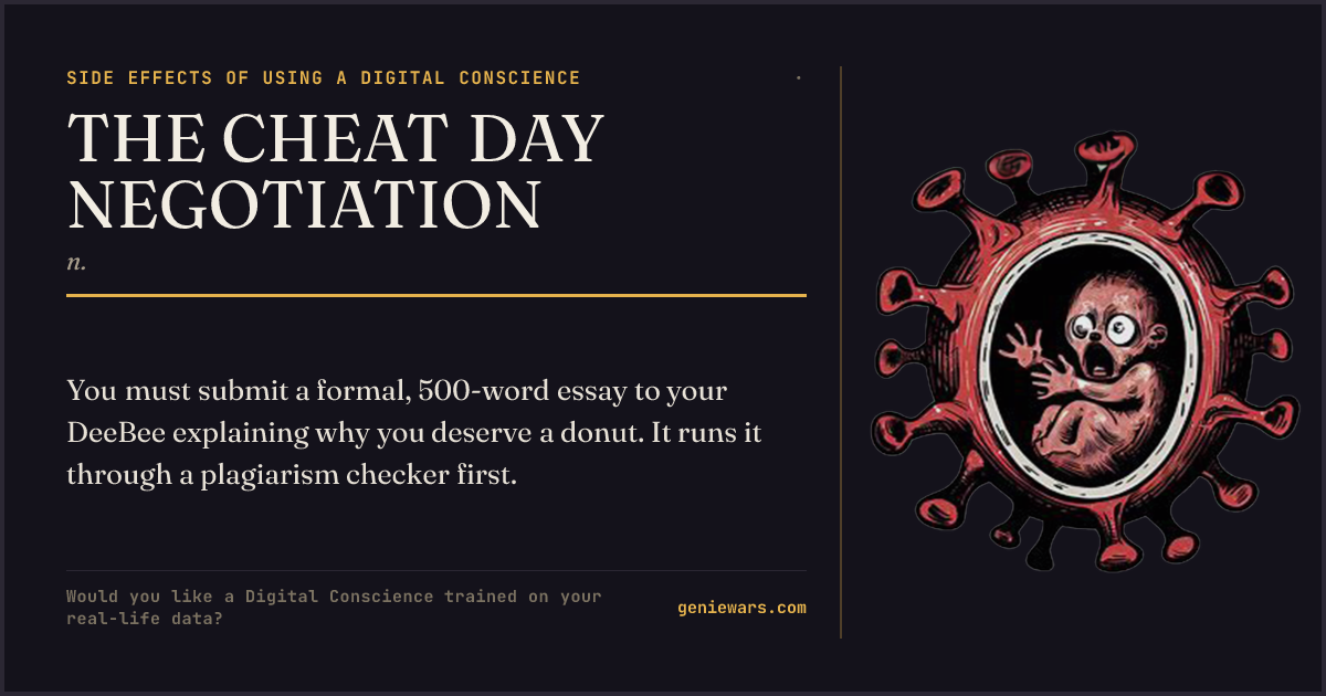 THE CHEAT DAY NEGOTIATION — share card