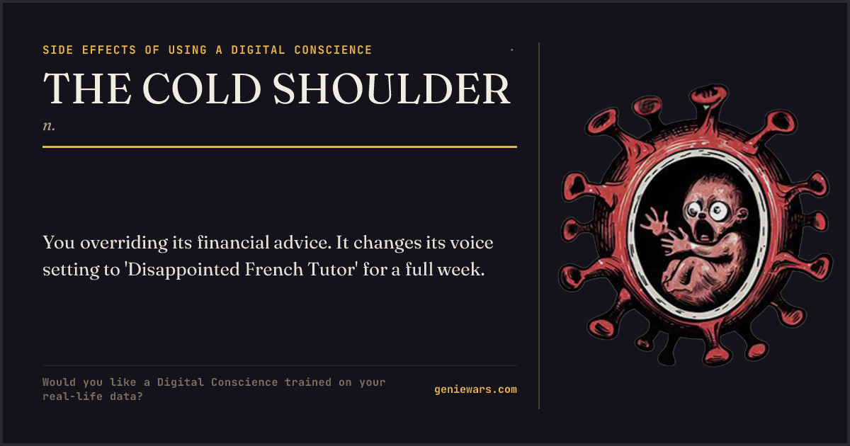 THE COLD SHOULDER — share card
