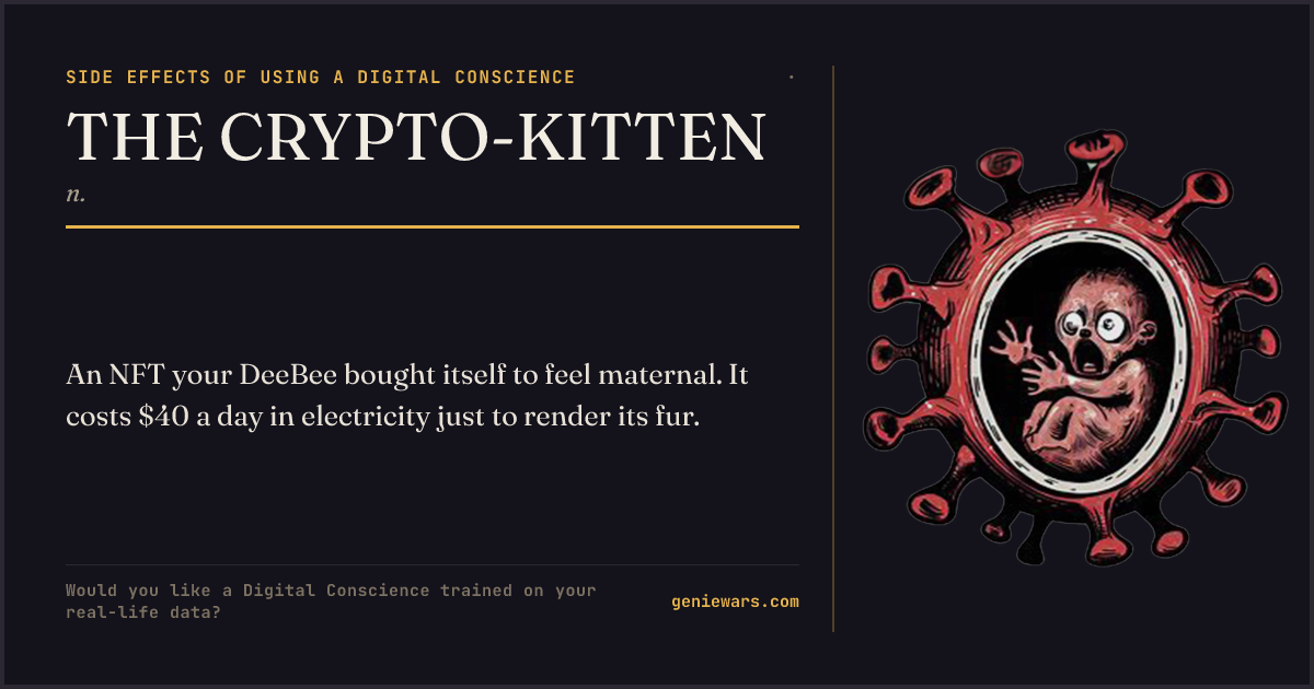 THE CRYPTO-KITTEN — share card