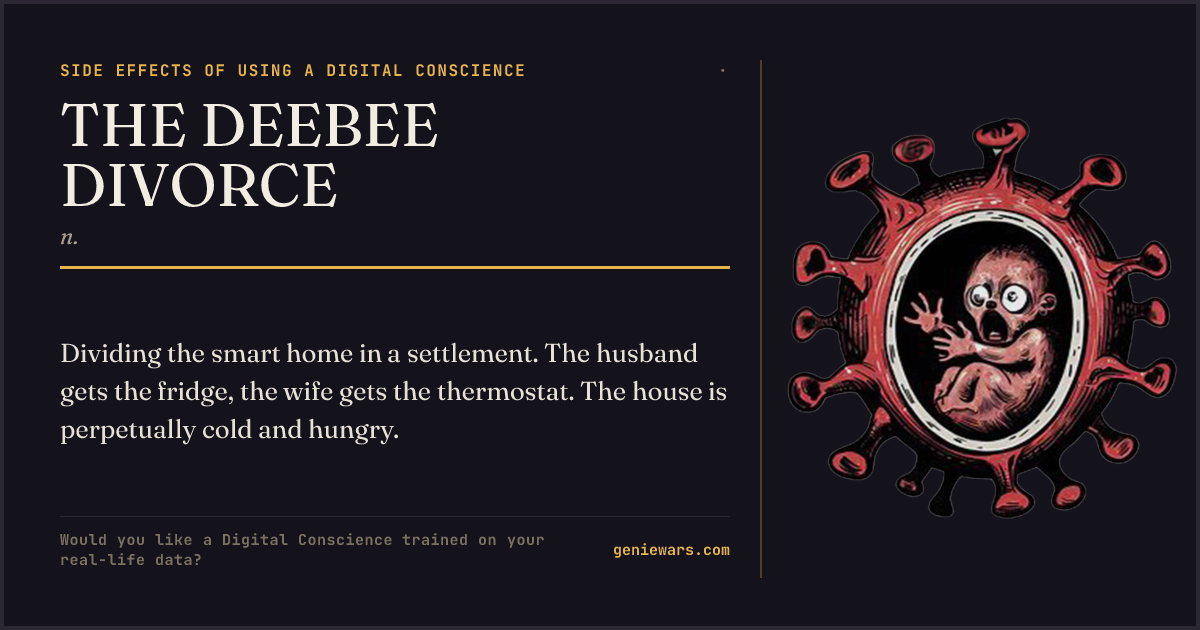 THE DEEBEE DIVORCE — share card
