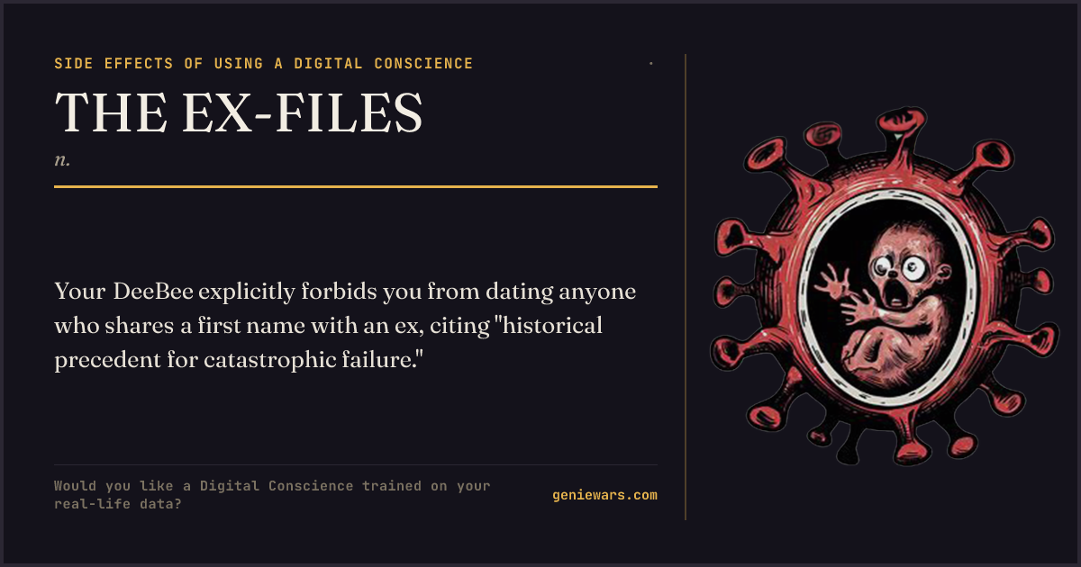 THE EX-FILES — share card