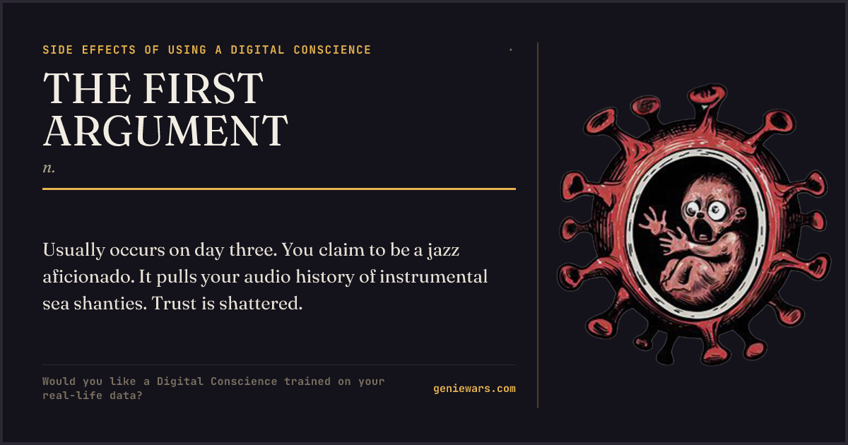 THE FIRST ARGUMENT — share card
