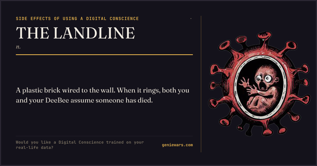 THE LANDLINE — share card