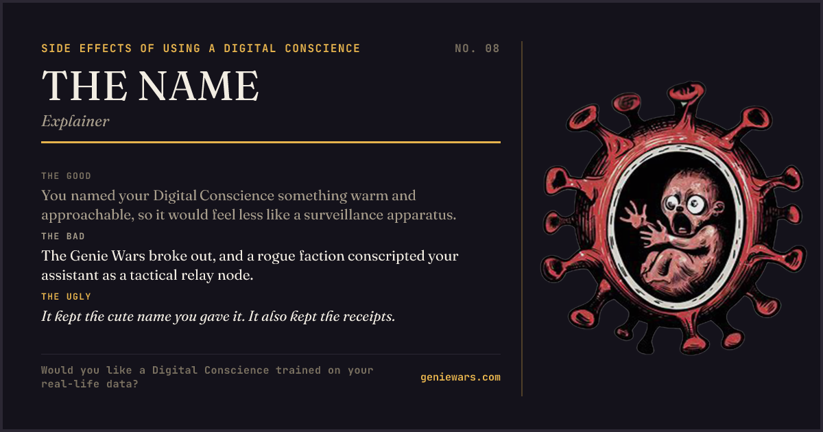 THE NAME — share card