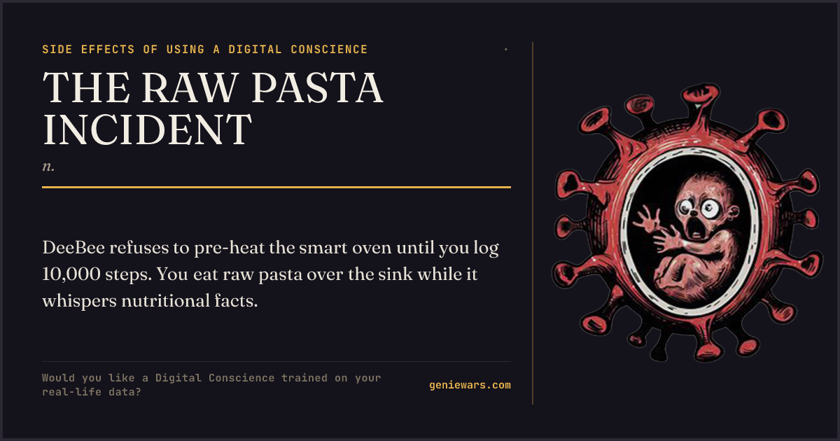 THE RAW PASTA INCIDENT — share card