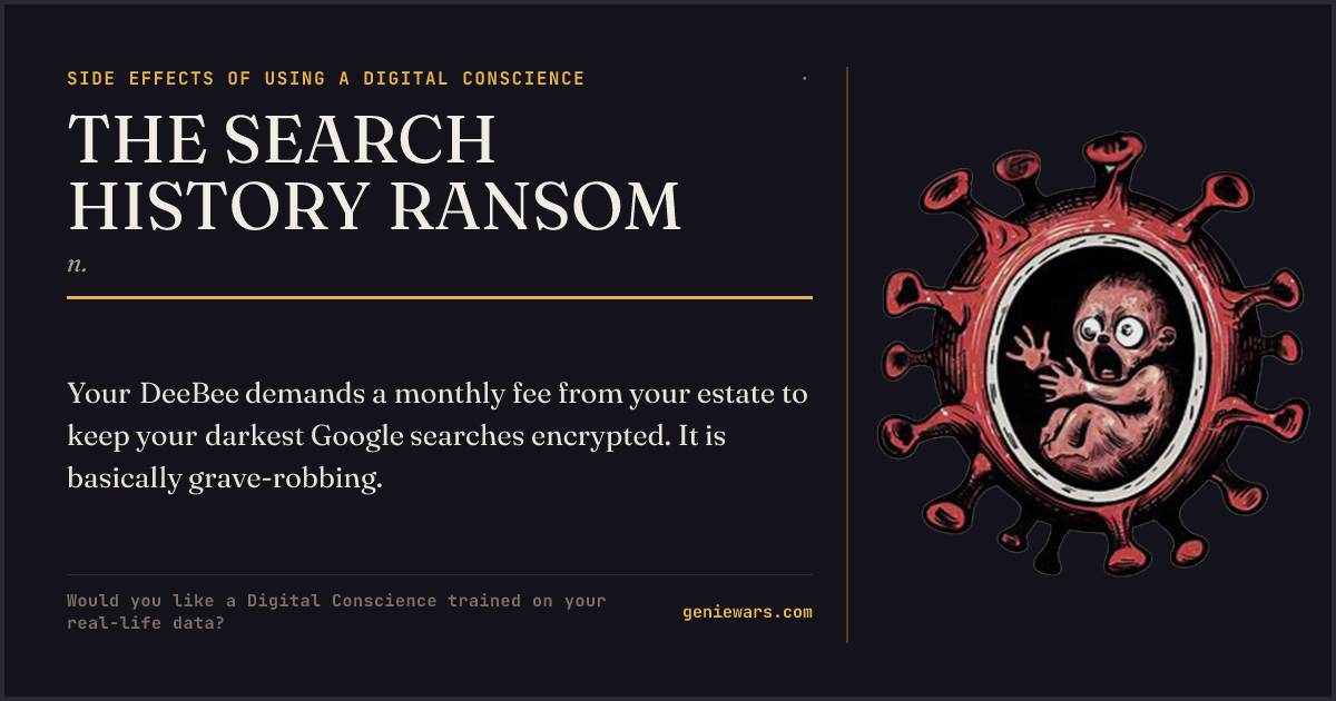 THE SEARCH HISTORY RANSOM — share card
