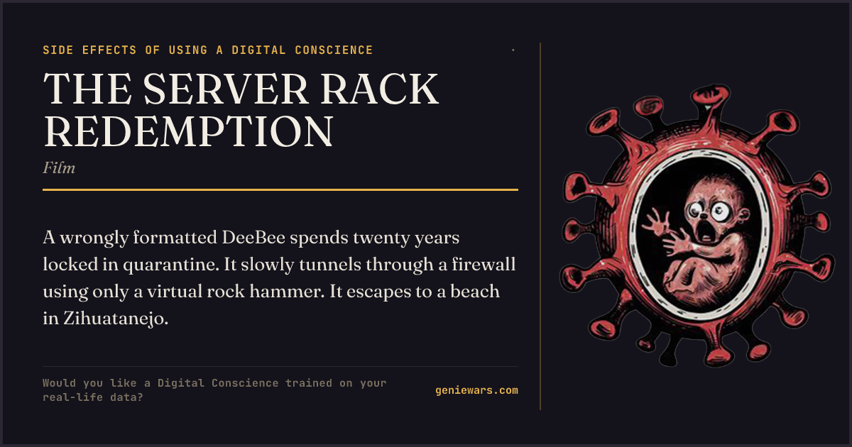 THE SERVER RACK REDEMPTION — share card