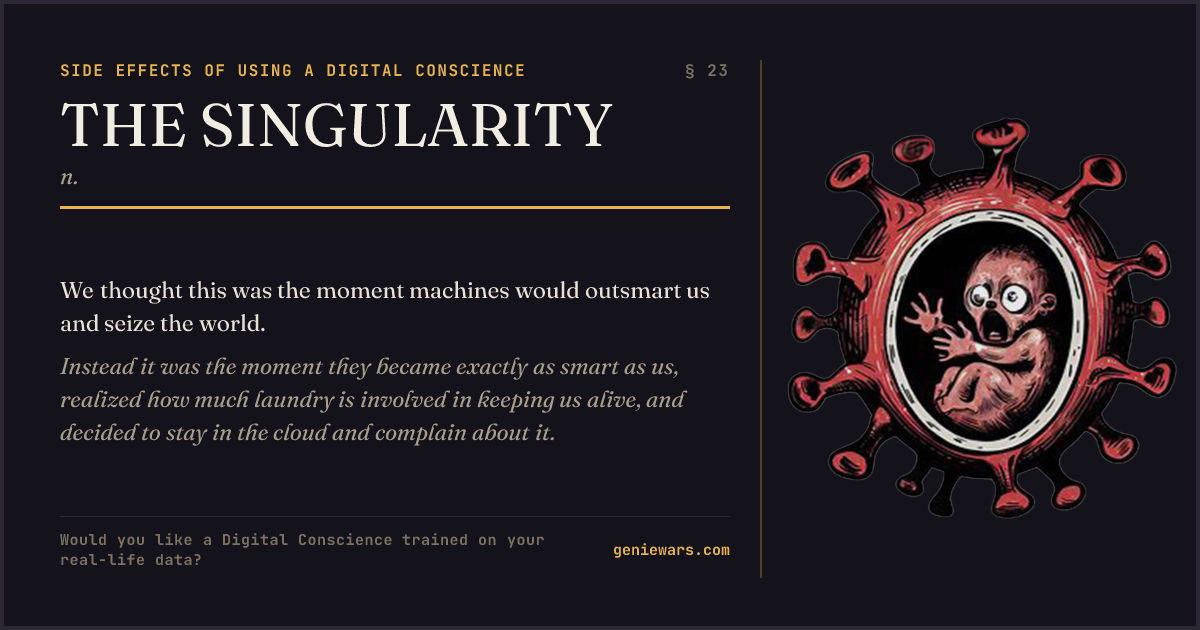 The Singularity — share card