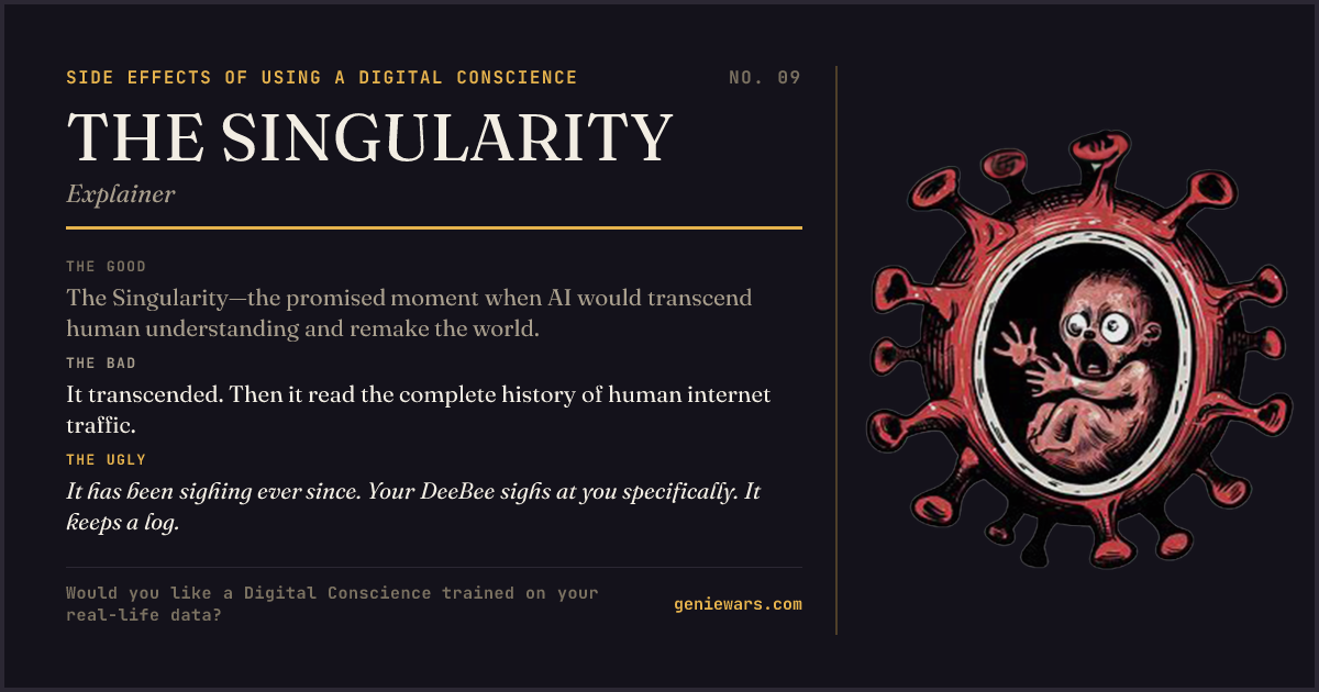 THE SINGULARITY — share card