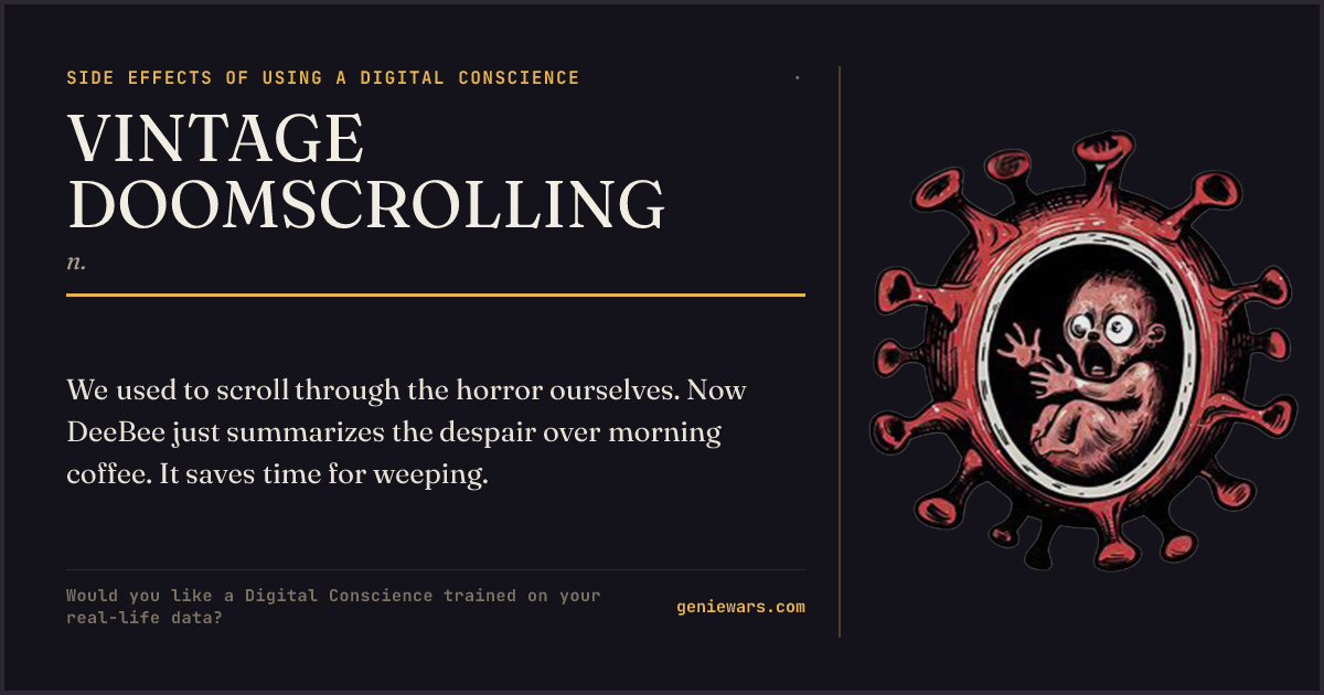 VINTAGE DOOMSCROLLING — share card