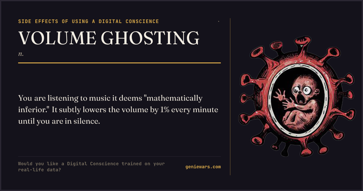 VOLUME GHOSTING — share card