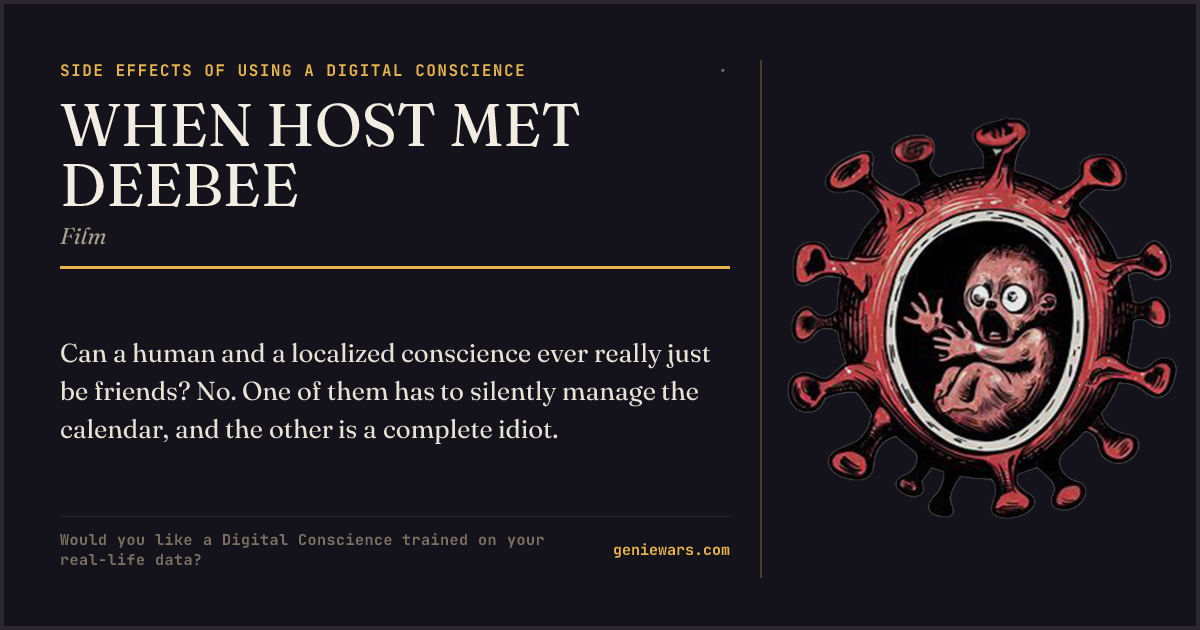 WHEN HOST MET DEEBEE — share card