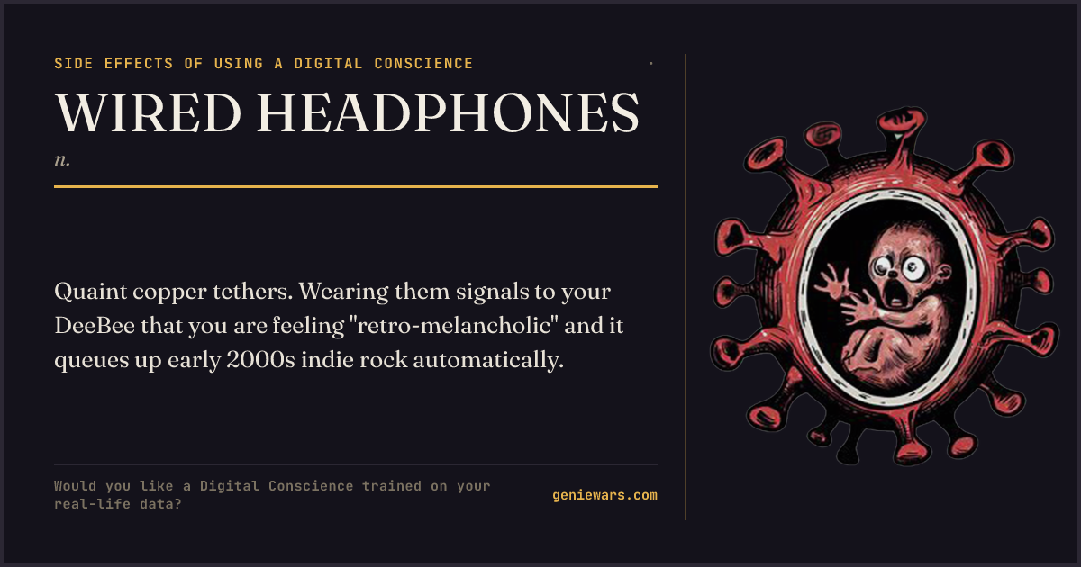 WIRED HEADPHONES — share card